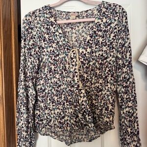 Floral Print Women's Top